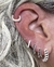 Argolla Carola black 12 mm UNIDAD - comprar online