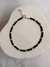 Pulsera serie negras plata 925 17+3 cm
