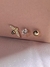 Set Bee gold plata 925 baño oro (3 unidades)