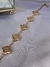 Pulsera Van acero baño oro 18k 17 + 2 CM - comprar online