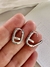 Par de argollas Sig plata 925