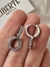Par de argollas Wish you plata 925