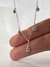 Choker Five 35+5 cm plata 925