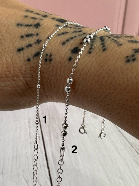Pulseras Clásicas II plata 925