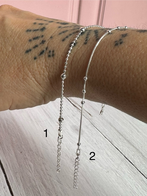 Pulseras Clásicas III plata 925