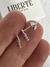 Aro palito cubic plata 925 UNIDAD
