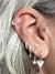 Argolla Baby star 12mm plata 925 UNIDAD - comprar online