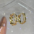 Argolla Roma gold 15 mm UNIDAD