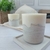 Taller presencial de velas 3d base concreto - comprar online