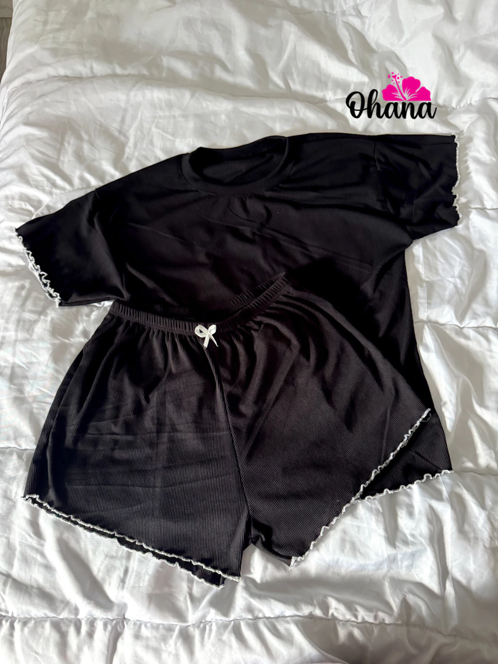 Negro Manga Corta -Lola-