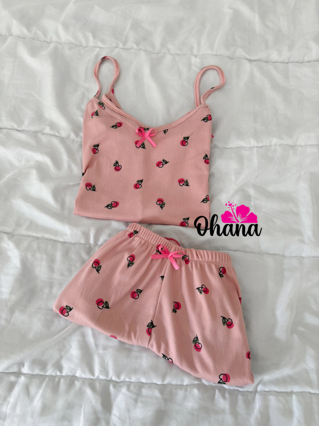 Cherry Fondo Rosa -Linea Roma-