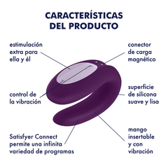 SATISFYER DOUBLE JOY CON APP - Sin Tabu