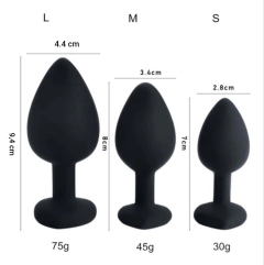 PLUG PERLA SILICONA M - comprar online