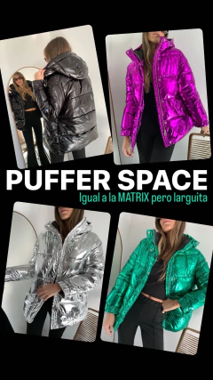 PUFFER SPACE PLATEADA en internet