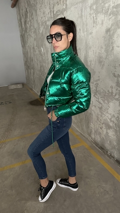 PUFFER MATRIX VERDE - tienda online
