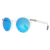 Óculos de Sol Trindade Cristal Fosco Azul Espelhado - comprar online