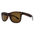 O Óculos de Sol Dakota Tartaruga possui um design moderno, em formato quadrado, detalhes em acetato estampado, detalhes em metal e lentes inteiriças na cor marrom.