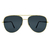 Óculos de Sol Drive Preto e Dourado (Lentes Polarizadas)