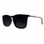 O Óculos de Sol Leaf Preto Fosco possui um design minimalista, em formato retângular, com a parte frontal em acetato italiano na cor preto fosco, e hastes de metal na cor preta com amortecedores internos. Lentes na cor preta.
