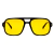 Óculos de Sol Vegas Preto e Amarelo - loja online