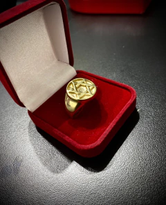 ANEL REDONDO ESTRELA DE DAVI