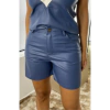 Shorts Courino Couro Fake sintético 