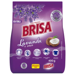 Detergente em pó Brisa Lavanda e Coco 400g