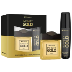 Kit Phytoderm Infinity Gold Deo Colônia 95 Ml + Body Spray 120Ml