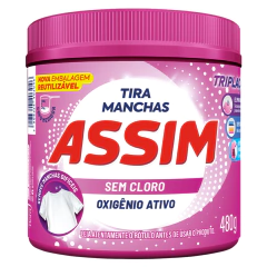 Pote Tira Manchas Assim Roupas Coloridas 480g