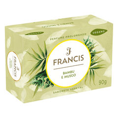 Sabonete Barra Vegetal Bambu e Musgo Francis Caixa 90g