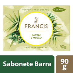 Sabonete Barra Vegetal Bambu e Musgo Francis Caixa 90g