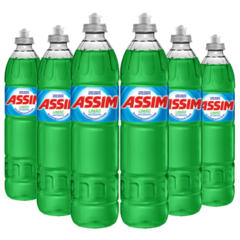 Kit com 6 Detergente Lava Louças Assim Limão 500ml - comprar online