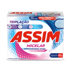 Lava Roupas em Pó Assim Micelar 800g - comprar online