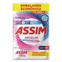 Lava Roupas em Pó Assim Micelar Embalagem Econômica 800g - comprar online