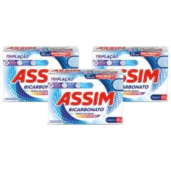 Kit com 3 Lava Roupas Pó Assim Triplação 400g