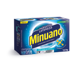 Sabão em pó Minuano Máxima Limpeza 1,6Kg
