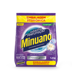 Sabão em pó Minuano Máxima Perfumação Emb Econômica 1,6Kg