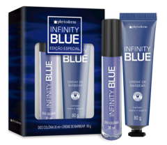 Kit Phytoderm Infinity Blue Mini 30ml + Creme de Barbear 80g
