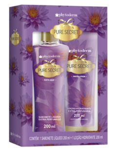 Kit Phytoderm Pure Secret Sab. Líquido 200ml + Loção 200ml