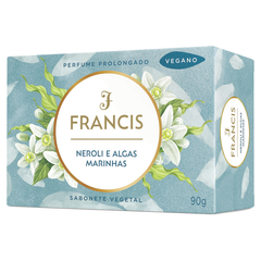 Sabonete Barra Vegetal Neroli e Algas Marinhas Francis Caixa 90g