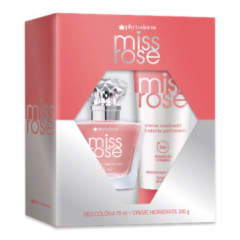 Kit Phytoderm Miss Rose Deo Col 75ml + Creme Acetinado 200g