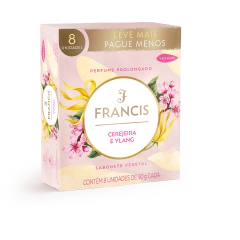Promopack sabonete em barra Francis Clássico Cereja e Ylang