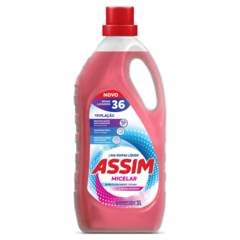 Lava Roupas Líquido Micelar Assim 3L