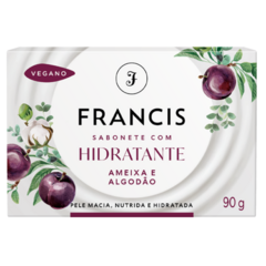 Sabonete Barra Francis Hidratante Ameixa E Algodão 90G
