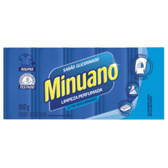 Sabão em Barra Glicerinado Minuano Limpeza Perfumada 900g