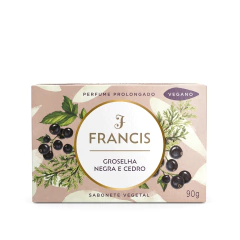 Sabonete Francis Groselha Negra e Cedro 90g