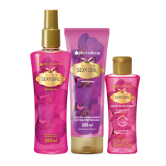 Kit Sexy Girl: Splash, Hidratante Corporal e Álcool Gel
