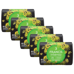 Kit com 5 Sabonete Francis Intenso Erva Doce 85g