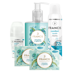 Kit Francis Orquídeas e Quartzo+ Confort Algodão - comprar online