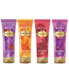 Kit 4 Hidratantes Corporais Linha Phyto Lotion - 200ml Cada